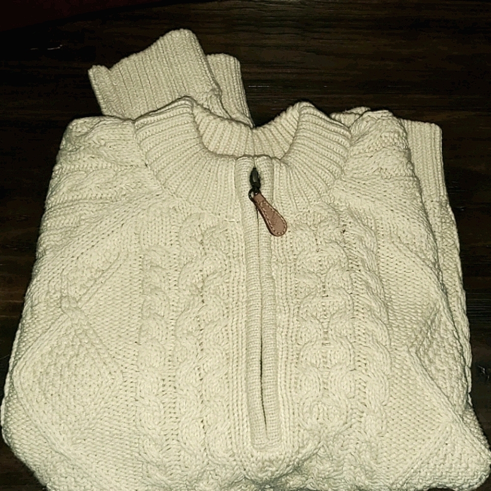 L.L. Bean kids cable knit sweater